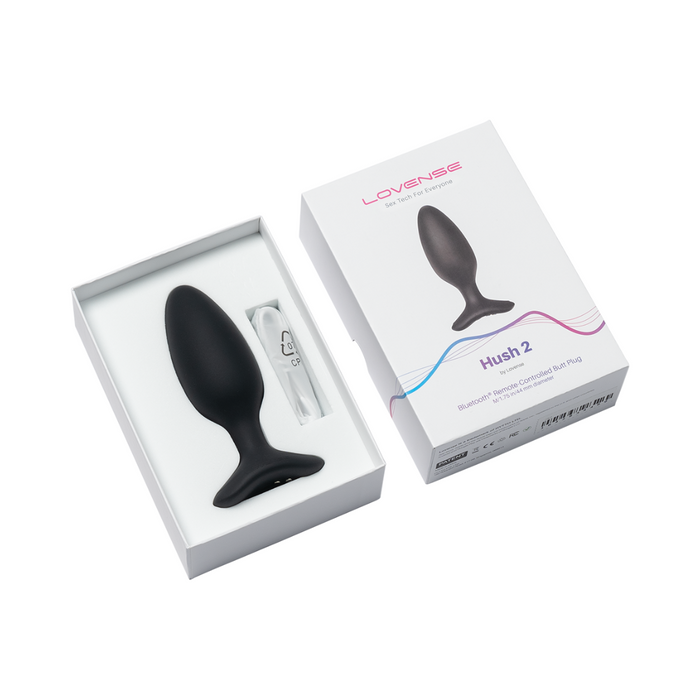 Lovense Hush 2 Bluetooth Remote-Controlled Wearable Butt Plug