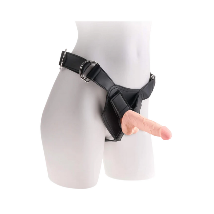 Pipedream King Cock Plus Triple Density Cock with Balls - 5" Tan