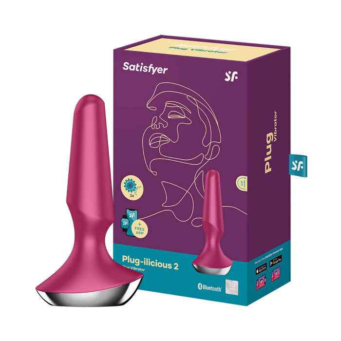 Satisfyer Plug-ilicious 2 Vibrating Butt Plug - Purple