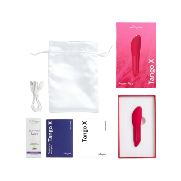 We Vibe Tango X Rechargeable Bullet Vibrator - Cherry Red