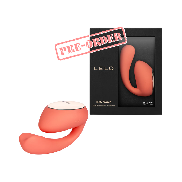 Lelo Ida Wave App Controlled Dual Stimulation Massager - Coral Red
