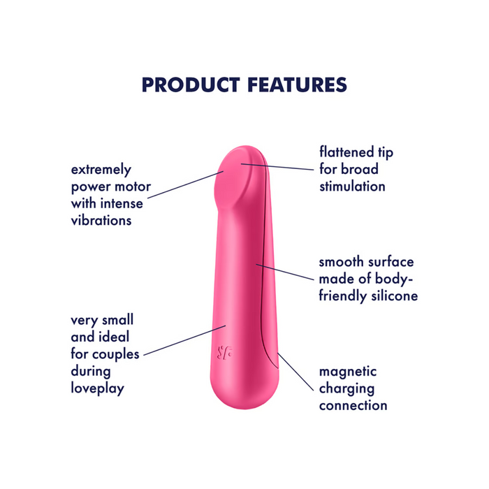 Satisfyer Ultra Power Bullet 3 Vibrator - Pink