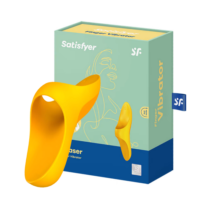 Satisfyer Teaser Finger Vibrator - Yellow