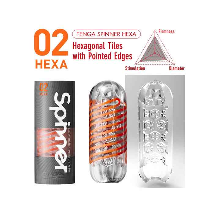 Tenga Spinner Male Masturbator - 02 Hexa