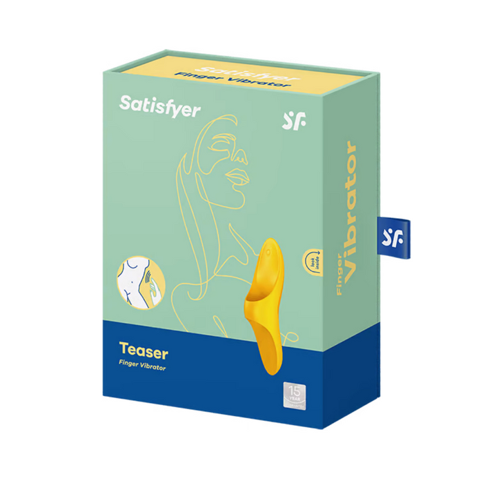 Satisfyer Teaser Finger Vibrator - Yellow
