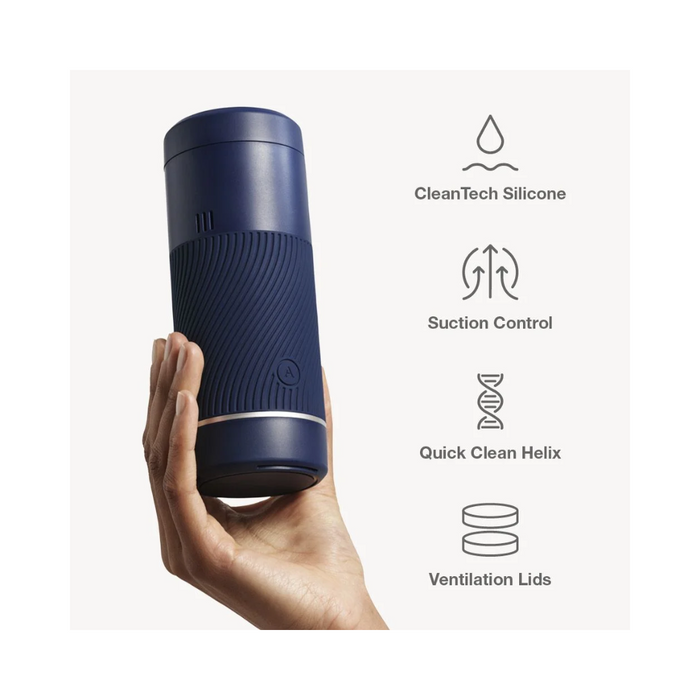 Arcwave - Pow Manual Stroker CleanTech SIlicone Male Masturbator - Blue