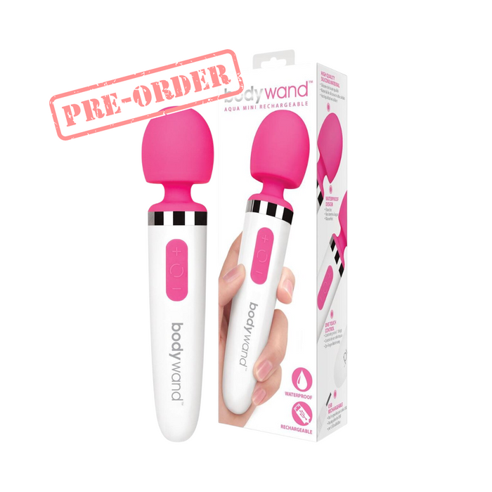 Bodywand Aqua Mini Rechargeable Wand Massager - Pink