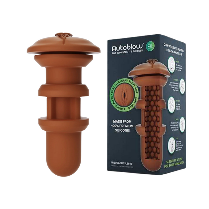 Autoblow Ai Sleeve Vagina - Brown