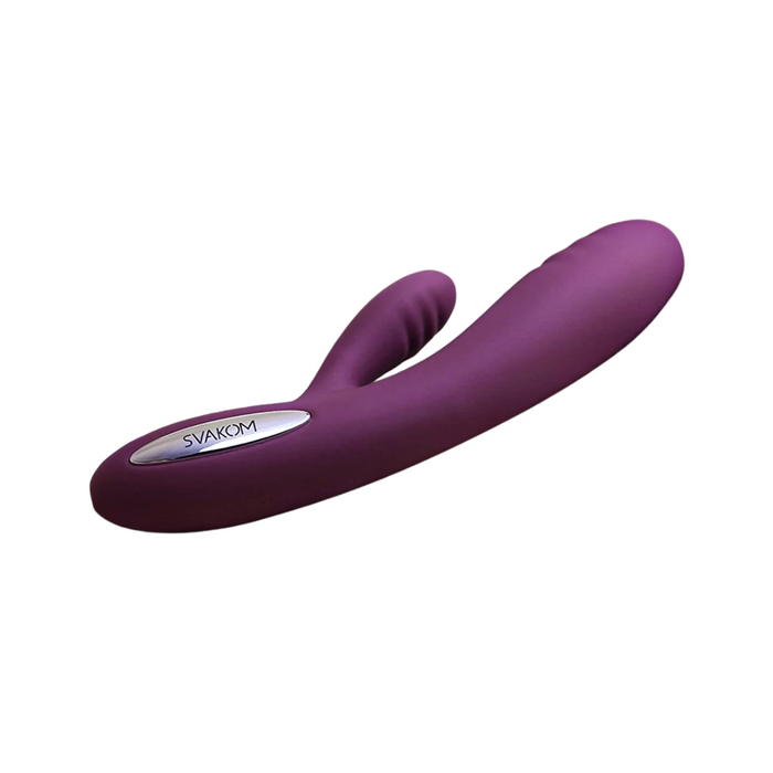 Svakom Adonis Ultra Soft Double-motor G-Spot & Clitoris Warming Vibrator - Violet