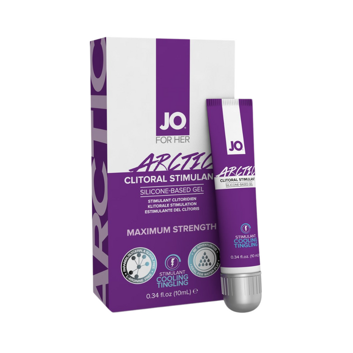 System Jo Clitoral Stimulation Silicone Base  - ARCTIC