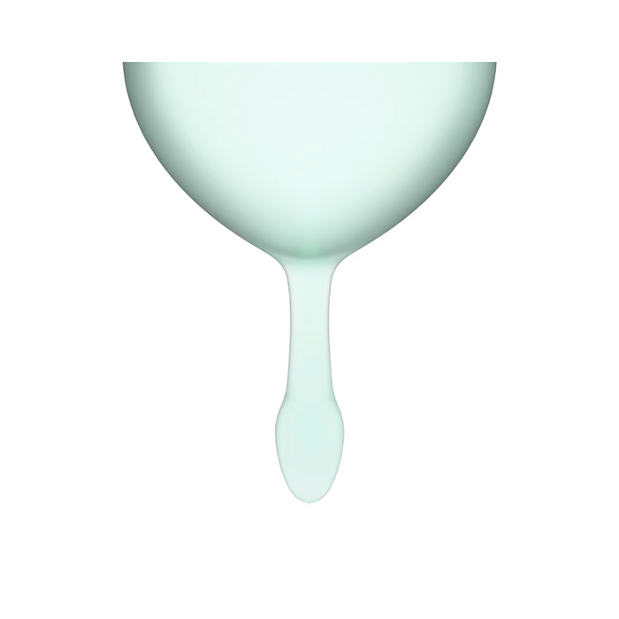 Satisfyer Feel Good Menstrual Cup - Light Green