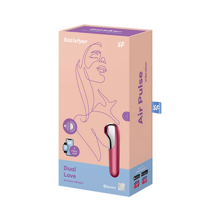 Satisfyer Dual Love Air Pulse Vibrator - Pink