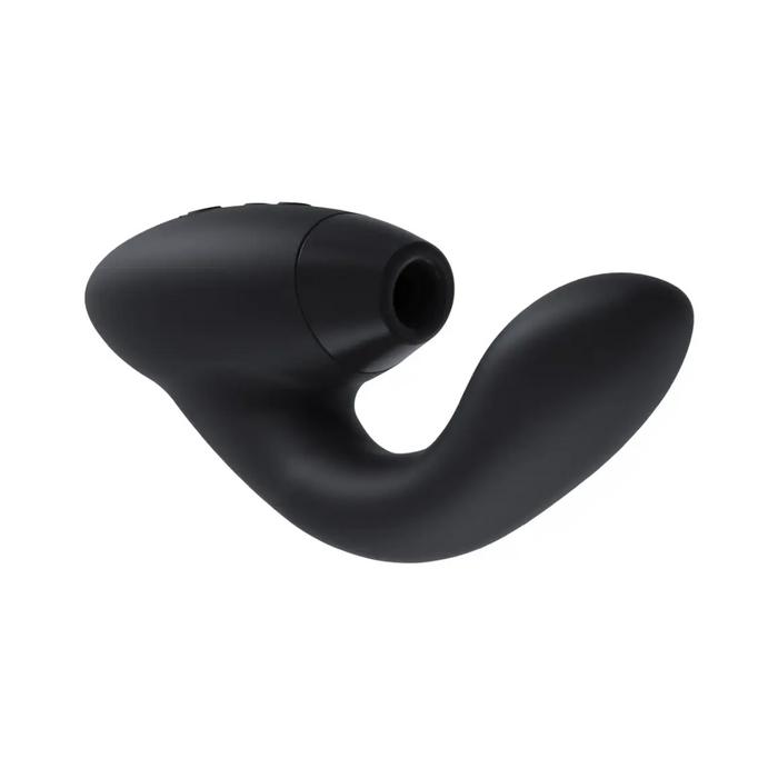 Womanizer Duo Silicone Rechargeable Rabbit Vibrator - Black Gold