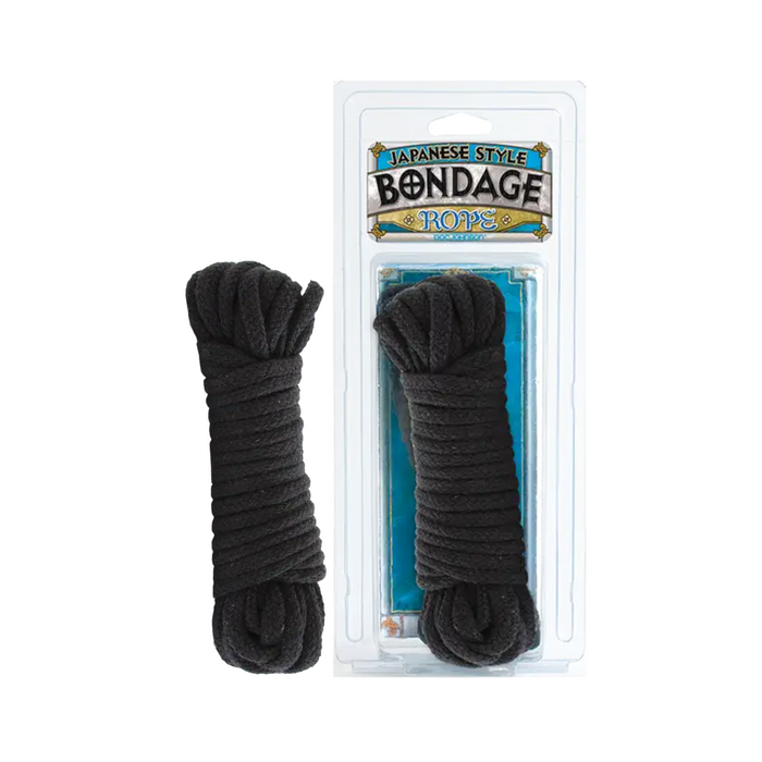 Doc Johnson  Japanese Style Bondage Cotton Rope - Black