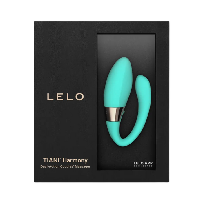 Lelo Tiani Harmony Dual Action App Controlled Couple Vibrator - Aqua