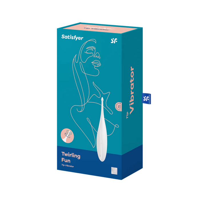 Satisfyer Twirling Fun Tip Vibrator - White